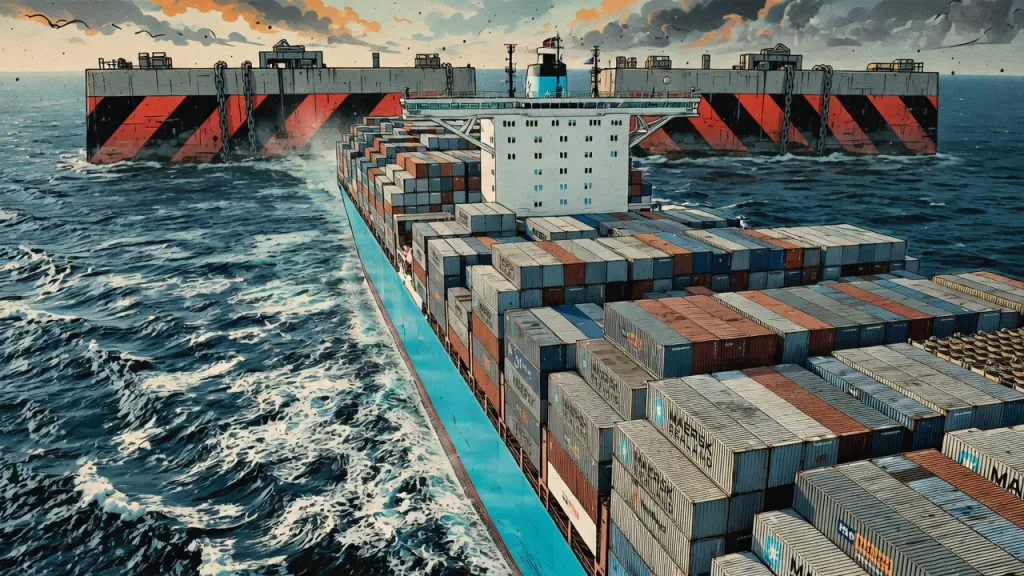 Maersk уходит из Украины. Порты заблокированы